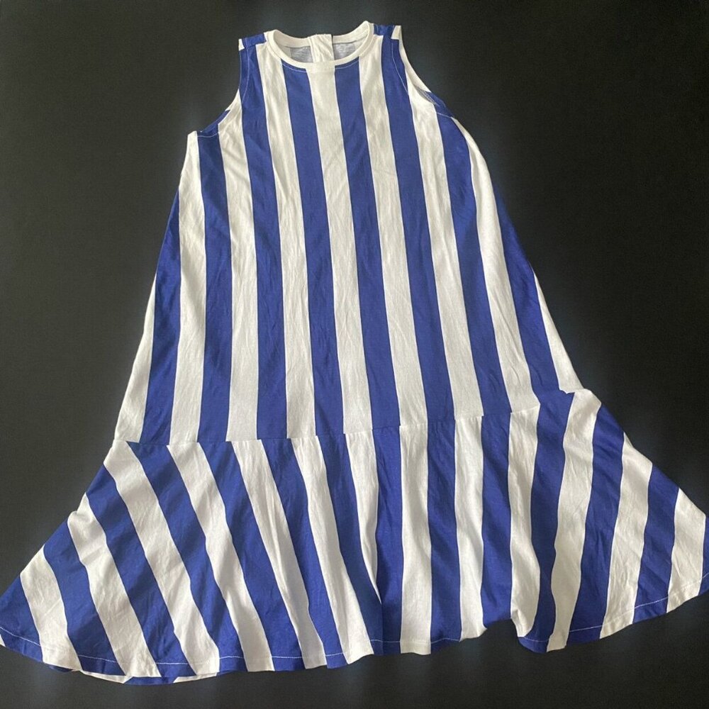 The BRAND Blue Stripe Beach Dress Size 116/122cm